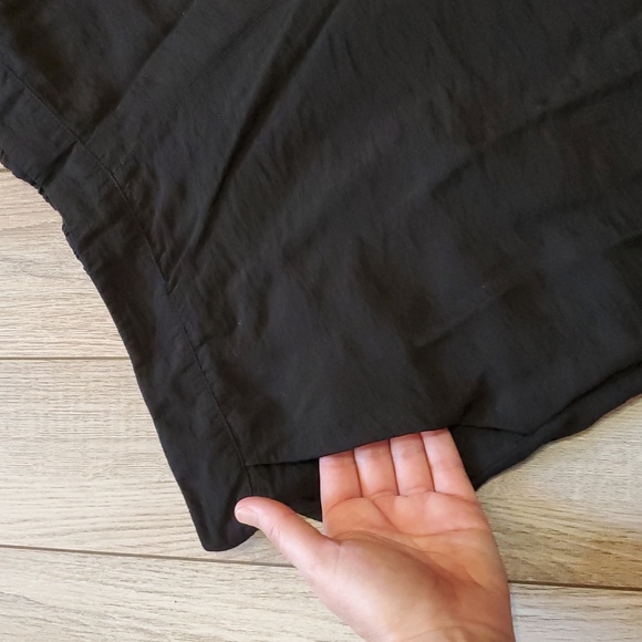 Cut Loose Black Rayon Parachute Wide Leg Pants - Picture 6 of 10